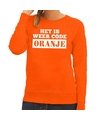 Oranje Code Oranje sweater dames