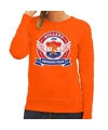 Oranje Holland drinking team sweater dames