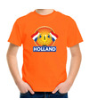 Oranje Holland supporter kampioen shirt kinderen