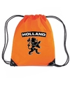 Oranje Holland zwarte leeuw rugzak