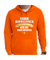 Oranje hoodie Holland-Nederland supporter de enige echte bondscoach EK- WK voor heren