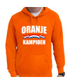 Oranje hoodie Holland-Nederland supporter oranje kampioen EK- WK voor heren