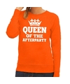 Oranje Queen of the afterparty sweater dames