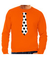 Oranje sweater-trui Holland-Nederland supporter voetbal stropdas EK- WK voor heren