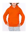 Oranje sweater-trui hoodie voor meisjes