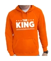 Oranje The King hoodie heren