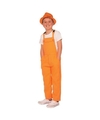 Oranje tuinbroek-overall voor kinderen