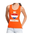 Oranje We love Maxima tanktop dames