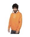 Oranje-witte sweater-trui hoodie voor heren