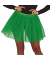 Petticoat-tutu verkleed rokje groen 40 cm voor dames