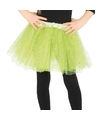 Petticoat-tutu verkleed rokje lime groen glitters voor meisjes