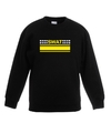 Politie SWAT team logo sweater zwart voor kinderen