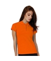 Poloshirt Orange Ladies oranje katoen voor dames