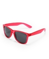 Rode retro model party zonnebril voor volwassenen
