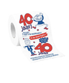 Rollen toiletpapier 40 jaar man verjaardagscadeau decoratie-versiering