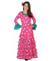 Roze Flamenco jurk voor meiden