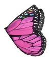 Roze vlinder vleugels voor kids