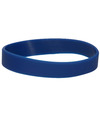 Siliconen armband blauw