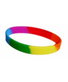 Siliconen armband regenboog kleuren