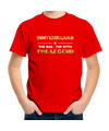Sinterklaas t-shirt-the man-the myth-the legend rood voor kinderen