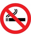 Sticker verboden te roken rond D14,8 cm