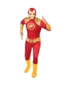 Superheld verkleed pak-kostuum rood-goud voor heren