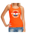 Tanktop Holland kampioen met beker Holland-Nederland supporter EK- WK oranje voor dames