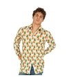 Toppers Foute Hawaii blouse ananas verkleed shirt voor heren