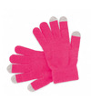 Touchscreen smartphone handschoenen roze voor volwassenen