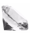 Transparante nep diamant 4 cm van glas