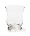 Transparante windlicht vaas-vazen van glas 9 x 11 cm