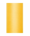 Tule stof geel 15 cm breed