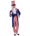 Uncle Sam kostuum voor heren