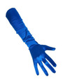 Verkleed Blauwe handschoenen gala
