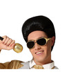 Verkleed bril Elvis-rockster goud kunststof Rock and roll thema accessoires