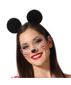 Verkleed diadeem muis-muizen oren-oortjes meisjes-dames Carnaval