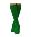 Verkleed kniesokken-kousen groen- one size voor dames