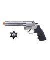Verkleed speelgoed revolver-pistool met Sheriff ster kunststof