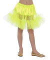 Verkleedkleding Gele petticoat voor kinderen