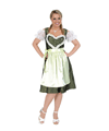 Verkleedkleding Groene Tiroler jurk met hart