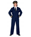 Verkleedkleding Heren piloten kostuum
