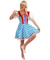 Verkleedkleding Oktoberfest jurk met Bavaria print
