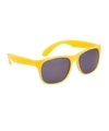 Voordelige gele party zonnebril