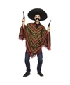 Voordelige Mexicaanse verkleedkleding poncho