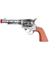Western revolver-pistool zilver 22 cm