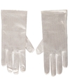 Witte gala handschoenen kort van satijn 20 cm