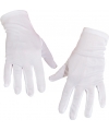 Witte verkleed handschoenen kort voor volwassenen