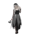 Zombie bruidsjurk verkleedkleding voor dames