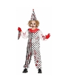 Zombie moordenaar enge clownspak voor kinderen 7-9 jaar