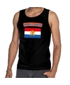 Zwart Nederlandse vlag Holland mouwloos shirt heren
